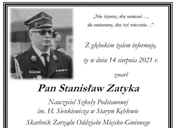 garwolin - Zmarł Stanisław Zatyka