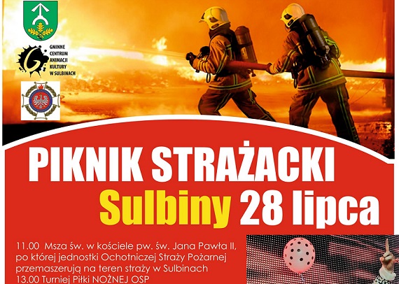 garwolin - Piknik Strażacki 28 lipca w Sulbinach