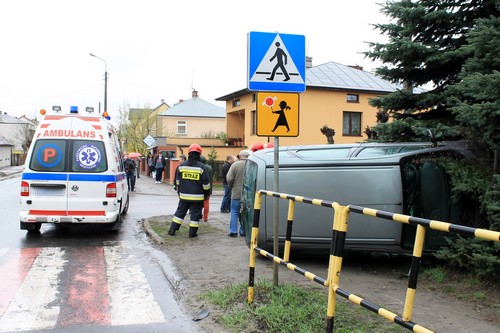 garwolin - Łaskarzew: Na skrzyżowaniu zderzyły się dwa samochody