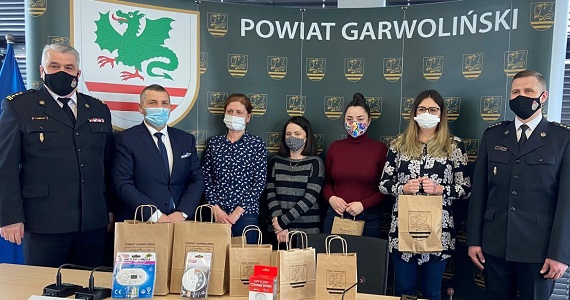garwolin - WrÄ™czenie nagrĂłd laureatom konkursu
