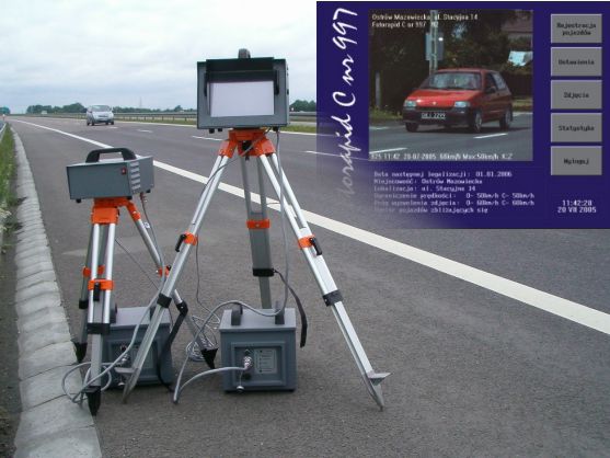 garwolin - Nowoczesny fotoradar w garwoliĹ„skiej drogĂłwce