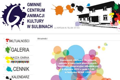 garwolin - Ruszyła strona internetowa Gminnego Centrum Animacji Kultury garwolin - Ruszyła strona internetowa Gminnego Centrum Animacji Kultury