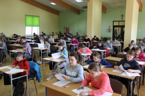 garwolin - MĹ‚odzi rowerzyÂści na start