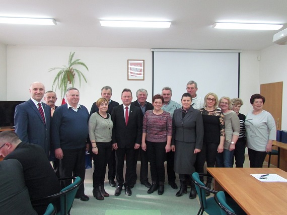 garwolin - Sołtysi otrzymali podziękowania za pracę