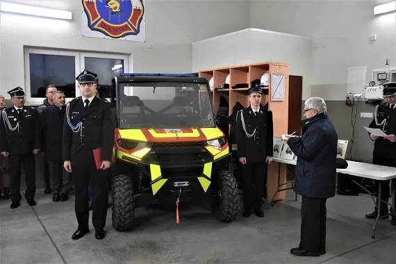 garwolin - Nowy wĂłz dla OSP w Trzciance