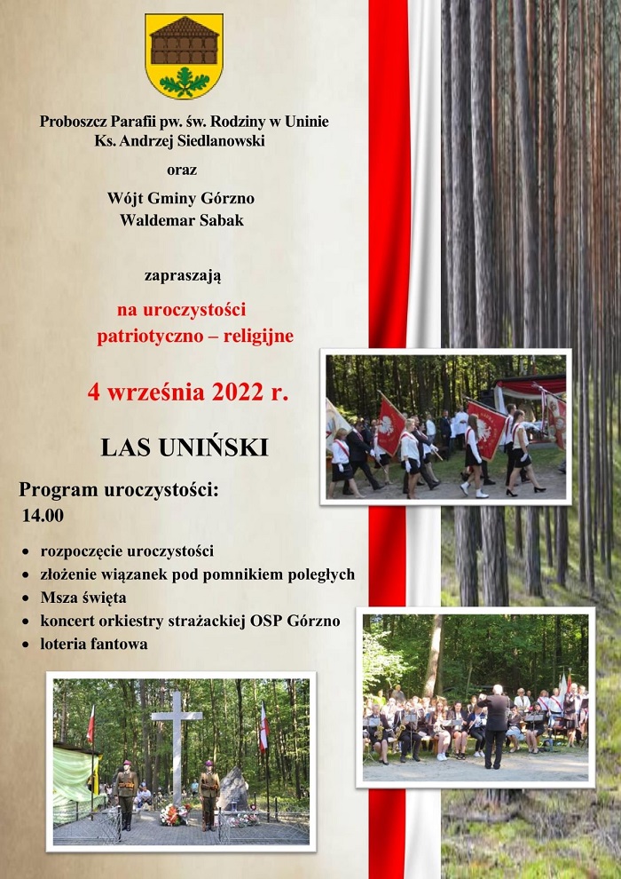 wydarzenia w lesie unińskim